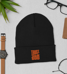 Rule 1# Trust God Cuffed Beanie Faith Clothing